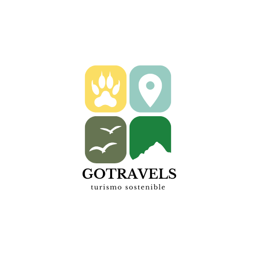 Logotipo ficticio de GoTravel Turismo Sostenible